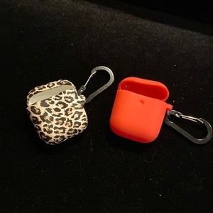 2 Silicone Shockproof Cases for Airpods 1st and AirPods 2nd